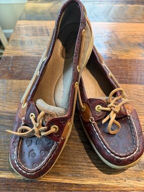 Sperry Two-Tone Brown and Tan Women's Moccasin Boat Shoes
